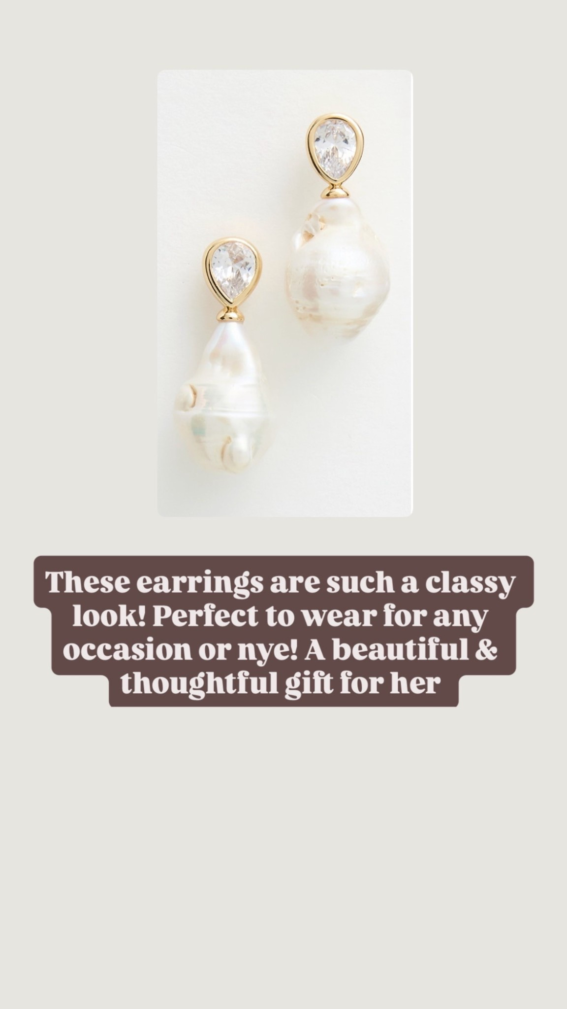These earrings are so pretty 😍 such a timeless accessory for any outfit! 

Loverly Grey, Shopbop, pearl earrings, statement earrings 

#LTKGiftGuide #LTKHoliday #LTKFindsUnder100