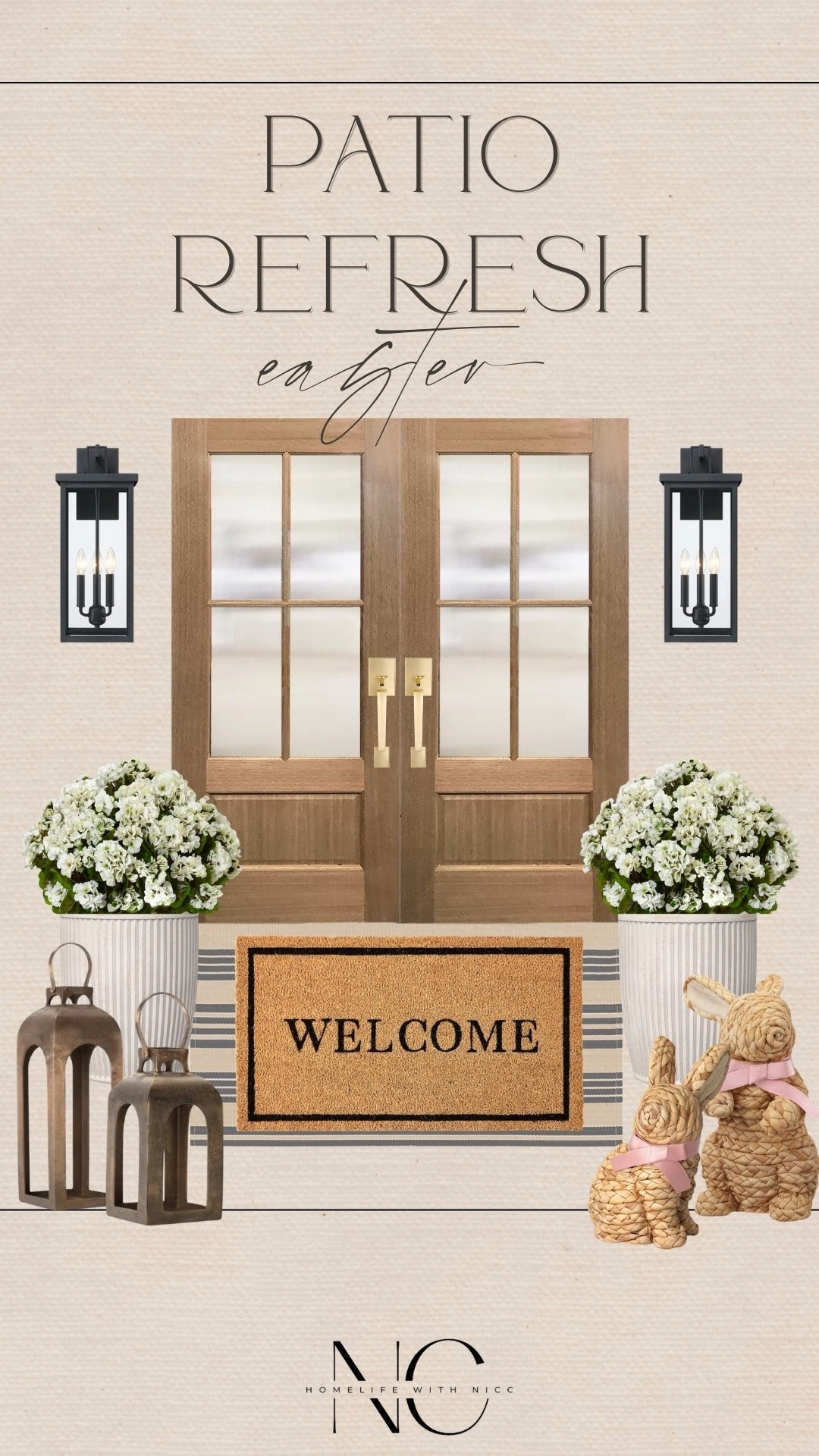 Easter patio refresh! If you’re looking for some gorgeous Easter decor to spruce up your outdoor space, look no further! Here are some great options from Target (and a few other retailers). The bunnies, planters, and lanters are all from Target and super affordable! Seasonal decorating made simple! 🫶🏼💞

#LTKfindsunder50 #LTKhome #LTKstyletip