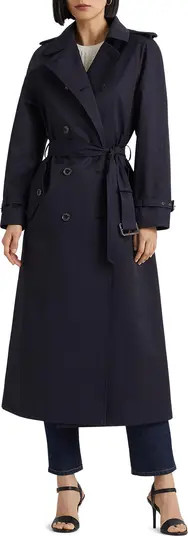 Belted Cotton Blend Gabardine Trench Coat | Nordstrom