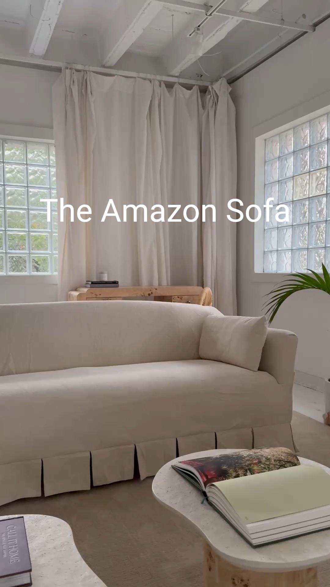 Ruffle bottom slipcover sofa 

#LTKWatchNow #LTKHome