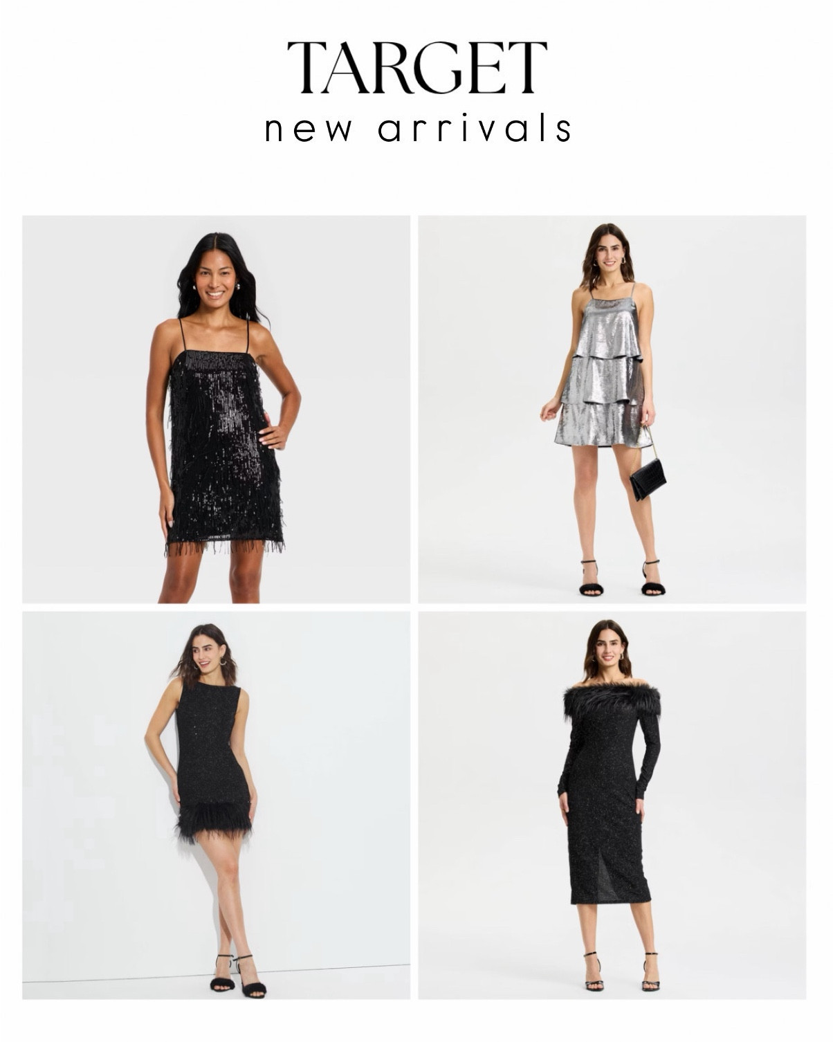 New target dresses NYE outfit ideas ✨ holiday party NYE dresses 