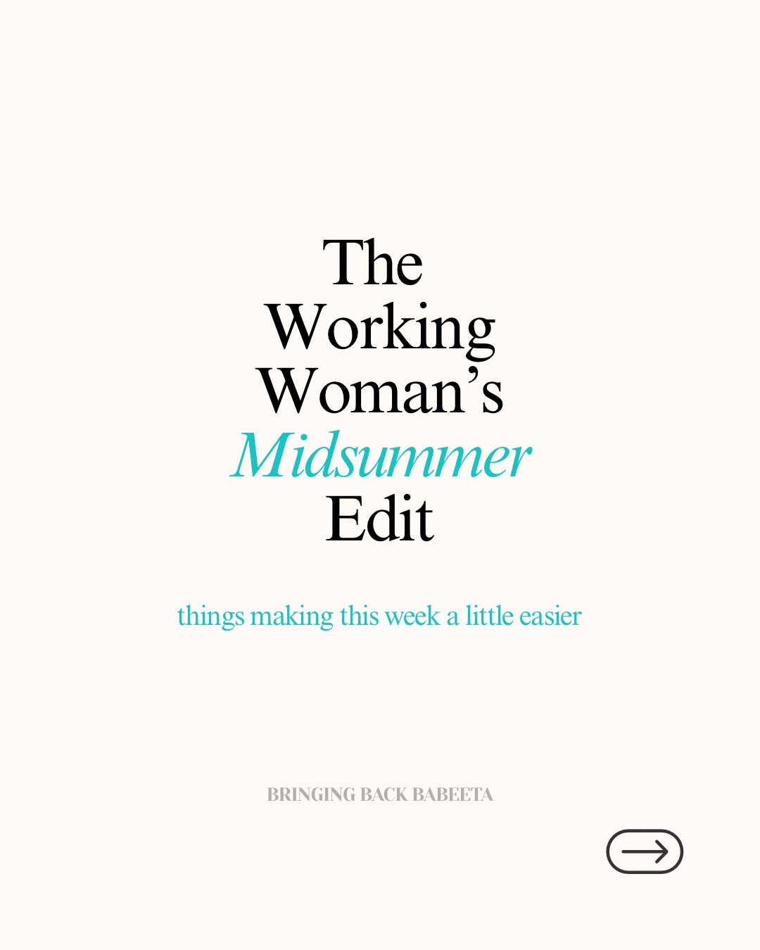 ☀️ The Working Woman’s Midsummer Edit

A few of the pieces and little luxuries that made this week feel a little easier—from timeless workwear staples to everyday essentials that help simplify busy days.

I’m learning that building a wardrobe isn’t just about buying more. It’s about choosing versatile pieces that help you move effortlessly from work to real life.

Shop my favorite midsummer essentials linked here. 🤍

#WorkwearStyle #BusinessCasual #SummerWorkwear #CorporateStyle #CapsuleWardrobe #LTKStyle #WorkingWomen #EverydayEssentials

#LTKWorkwear #LTKstorytime #LTKOver40