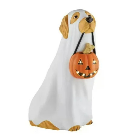 Golden Retriever Halloween Dog Ghost Blow Mold LED Lit Light-Up Spooky Cute Puppy Seasonal Decor 2025 7.87in | Walmart (US)