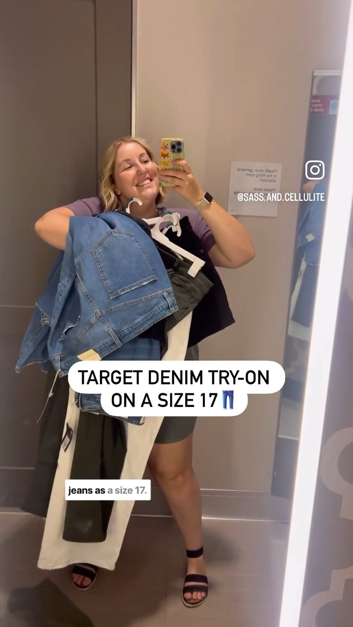 Target jeans haul on a size 17!👖 

#LTKMidsize #LTKPlusSize #LTKStyleTip