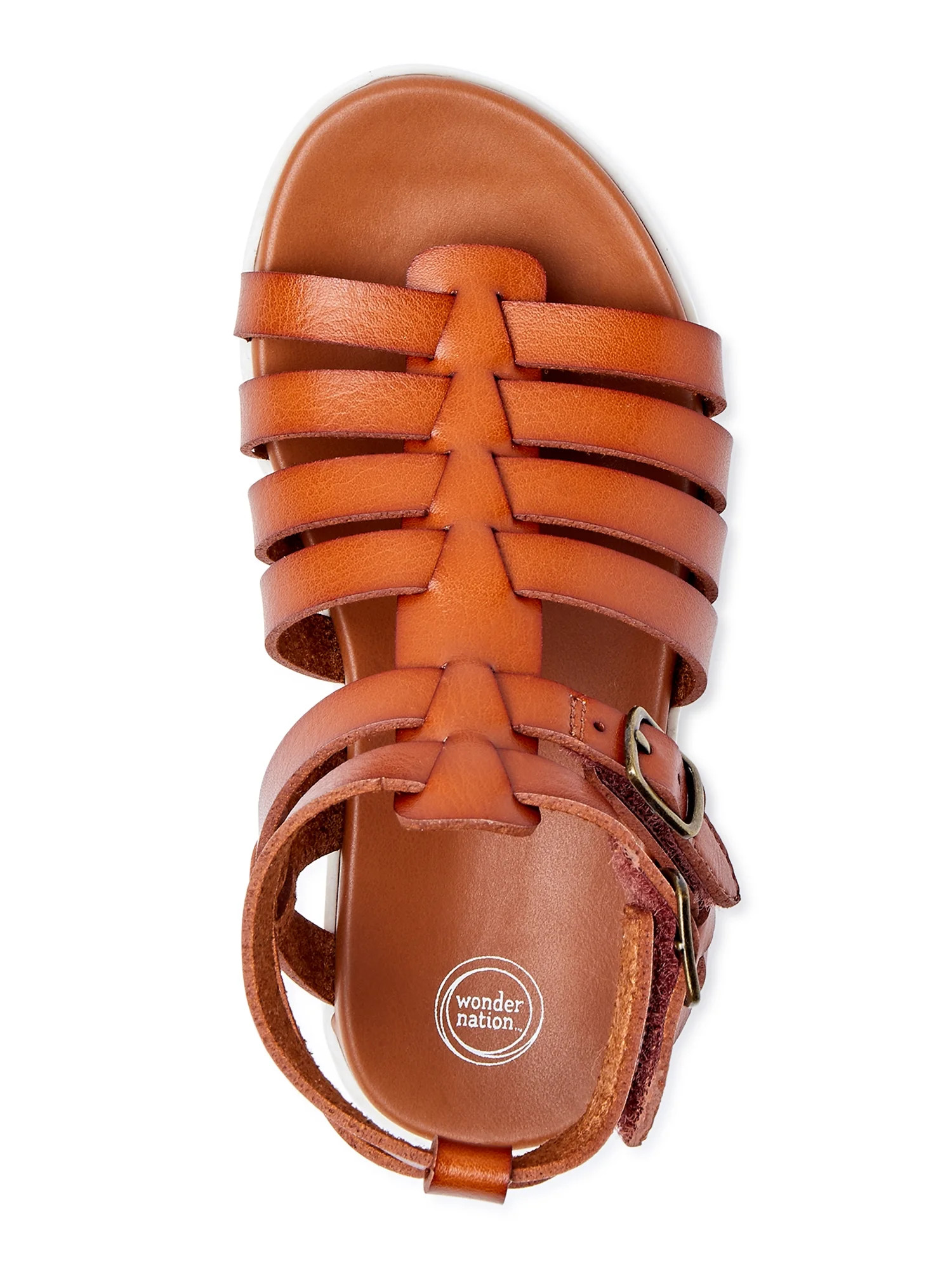 Wonder Nation Toddler Girls Gladiator Sandals, Sizes 7-12 | Walmart (US)
