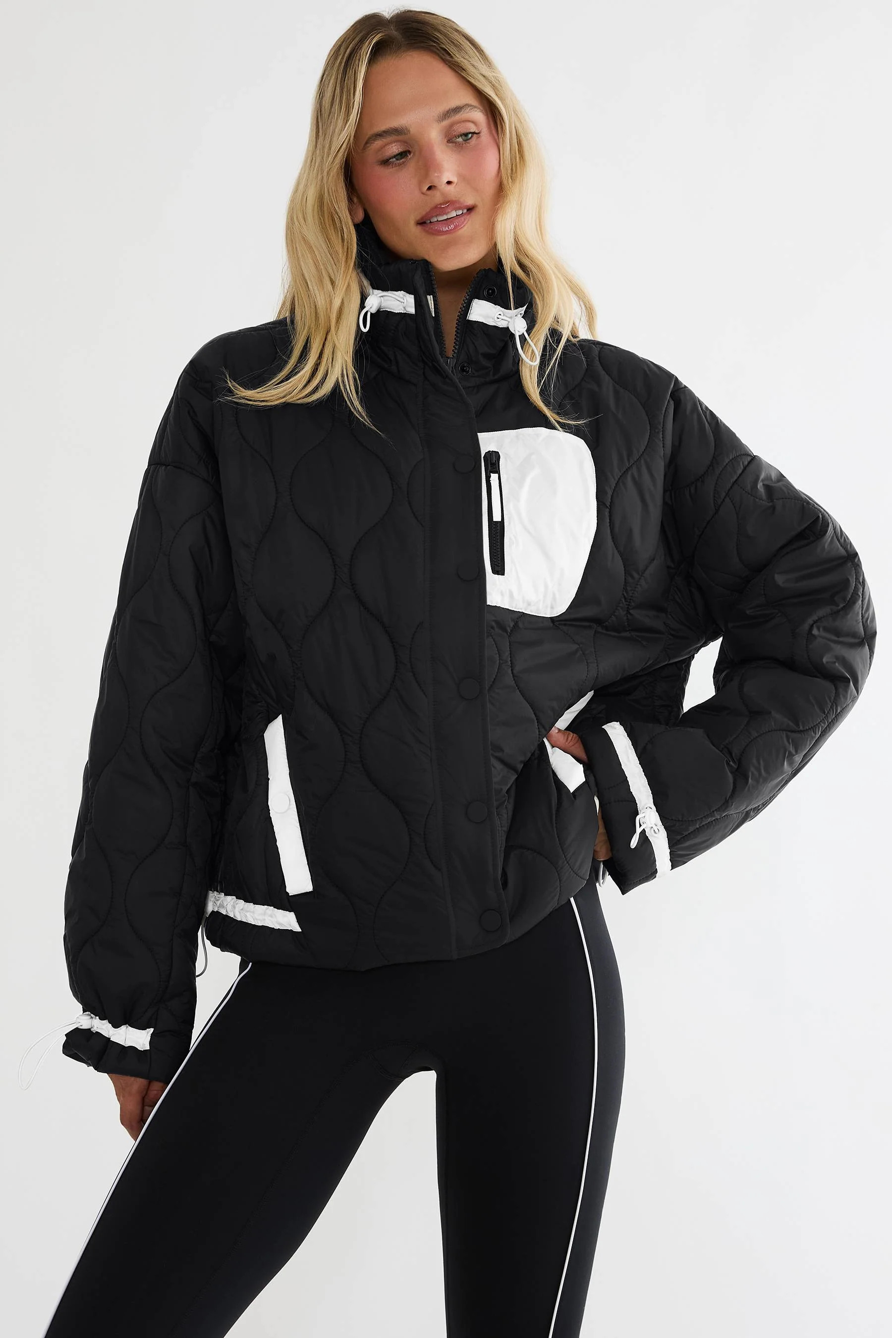 Harvie Jacket Twilight | Quilted Nylon Jacket | Beach Riot | Beach Riot