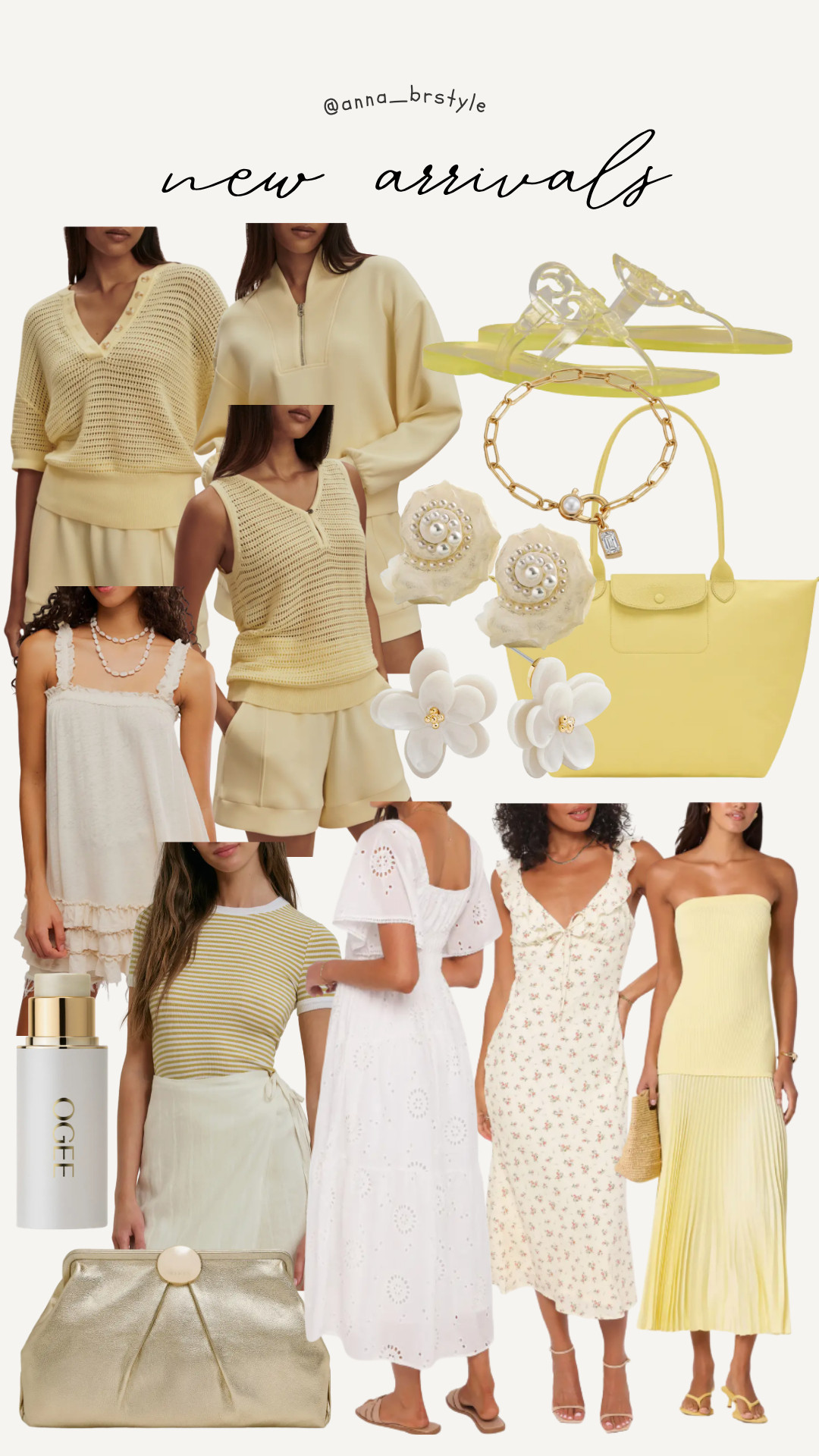 Nordstrom new arrivals, yellow summer fashion, butter yellow, lemon yellow outfit, summer style, feminine summer style, resort wear, vacation outfit ideas, yellow accessories, floral summer dress, white eyelet dress, yellow handbag, jelly sandals 

 #LTKOver40