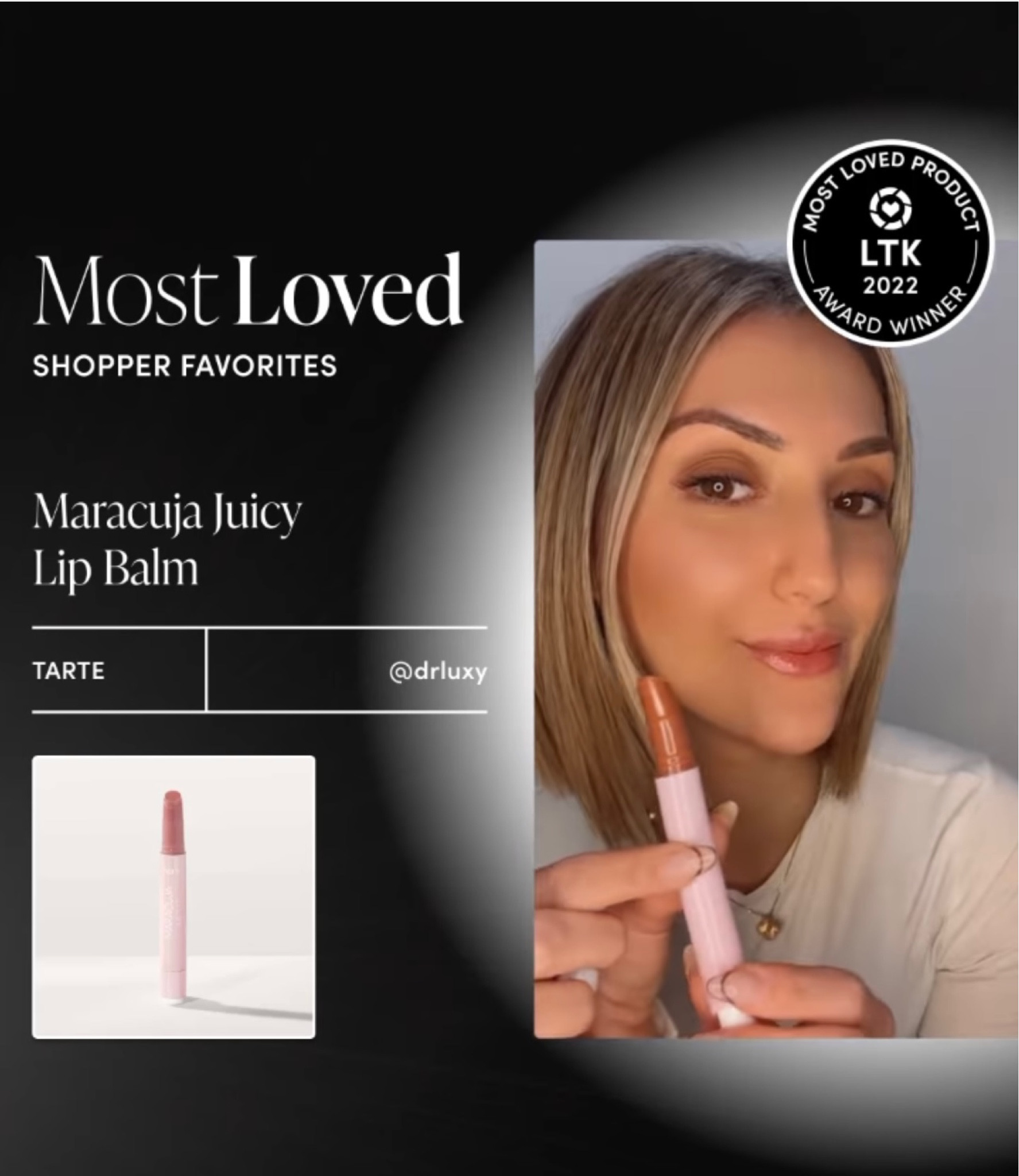 You guys made this lip balm I posted go viral last year! It was MOST LOVED on LTK for a reason. They are SOOO hydrating and come in different tints. My favorite is the original juicy lip balm (they come as a plumping version and lipstick version too). I’ve gifted these so much this past year- everyone loves them! Get them while they’re on sale! 

See my IG @drluxy for the different shades I’ve tried 
Sephora sale 
Holiday gift ideas 
Gift guide
Beauty 
Tarte 
Wedding guest
Family photos
Gift sets 

#LTKfindsunder50 #LTKbeauty #LTKsalealert