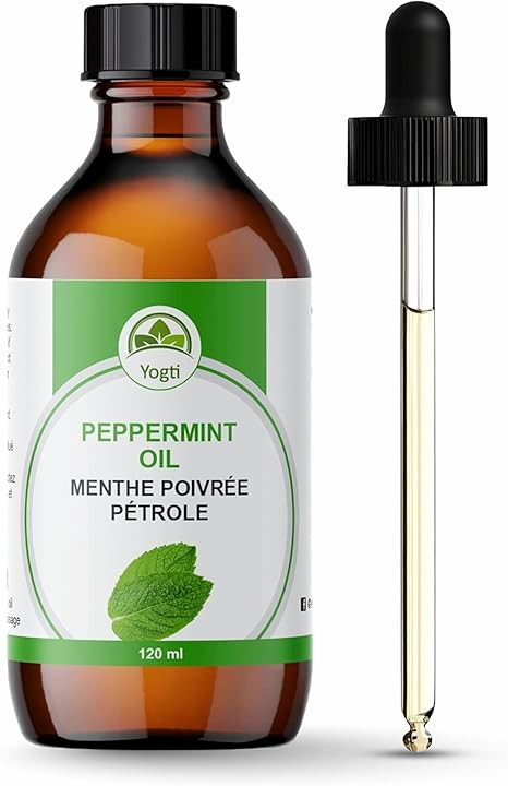 Yogti [Canadian Brand] Peppermint Oil with Dropper, 120 ml (Pack of 1) | Amazon (CA)