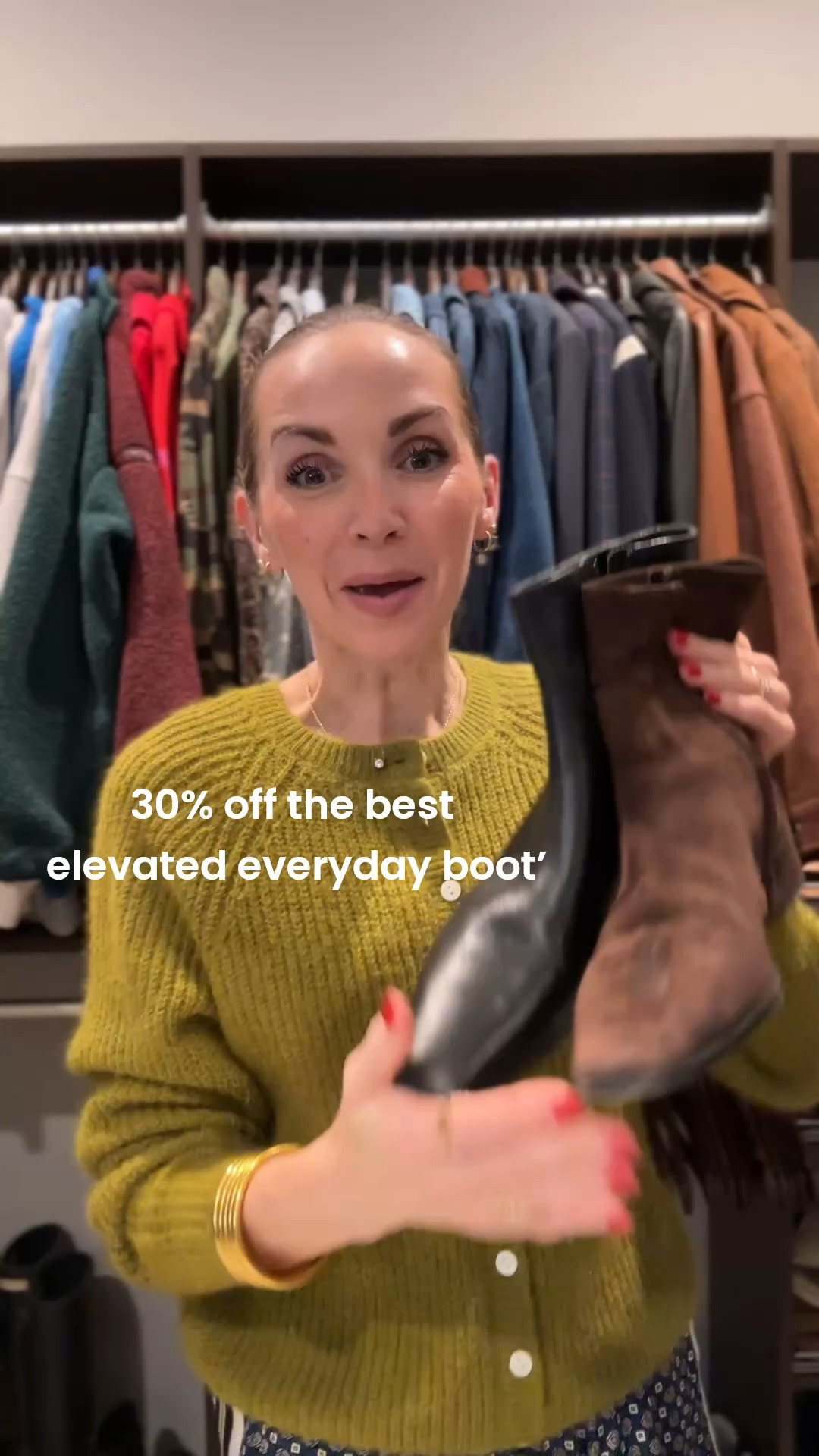 The best elevated everyday boot is in stock and on sale! #Ad @stevemadden-us