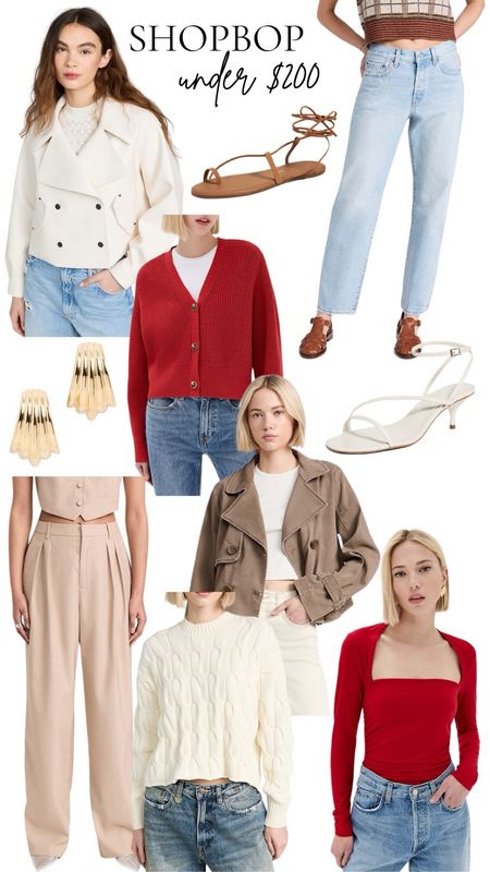 My Shopbop under $200 picks. Also added a few other favorites not pictured here below. One is $215. Sorry!

#LTKSeasonal