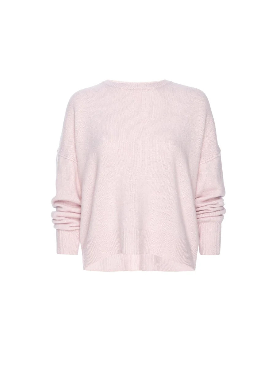 Quartz Everyday Cashmere Bright Crew Rose | Brochu Walker | Brochu Walker
