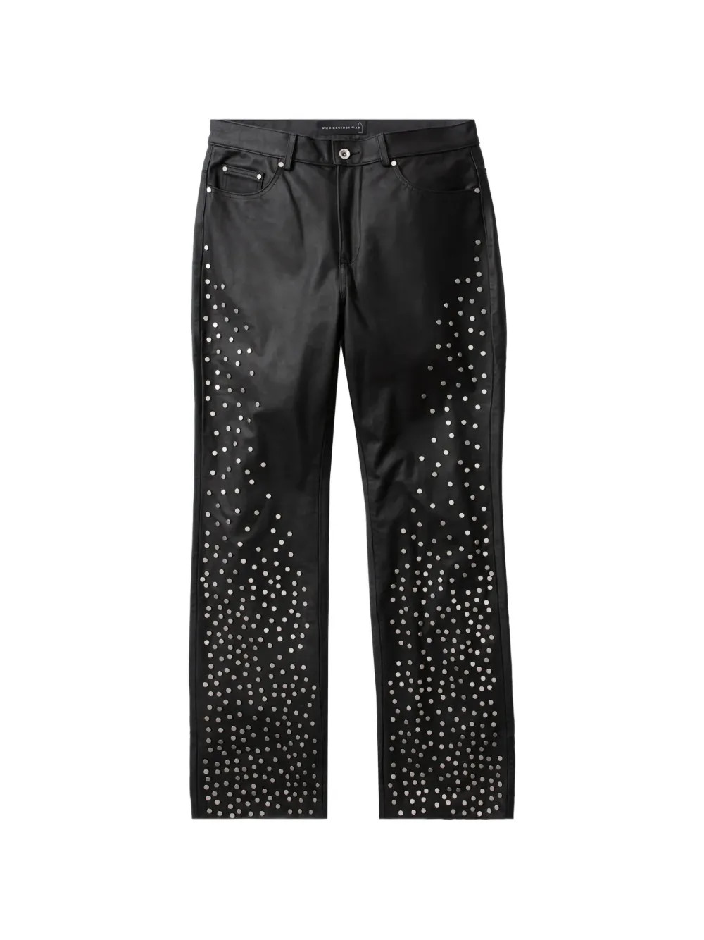 Who Decides War stud-embellished Trousers | Black | FARFETCH | Farfetch Global