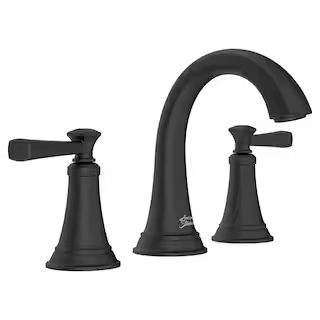 American Standard Rumson 8 in. Widespread 2-Handle Bathroom Faucet in Matte Black 7417801.243 - T... | The Home Depot