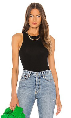 GRLFRND GF Bodysuit in Black from Revolve.com | Revolve Clothing (Global)