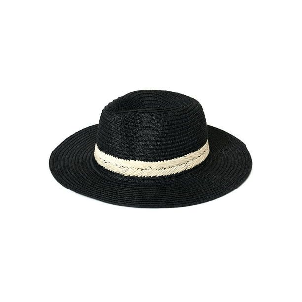 Time and Tru Women's Embroidered Fedora Hat | Walmart (US)