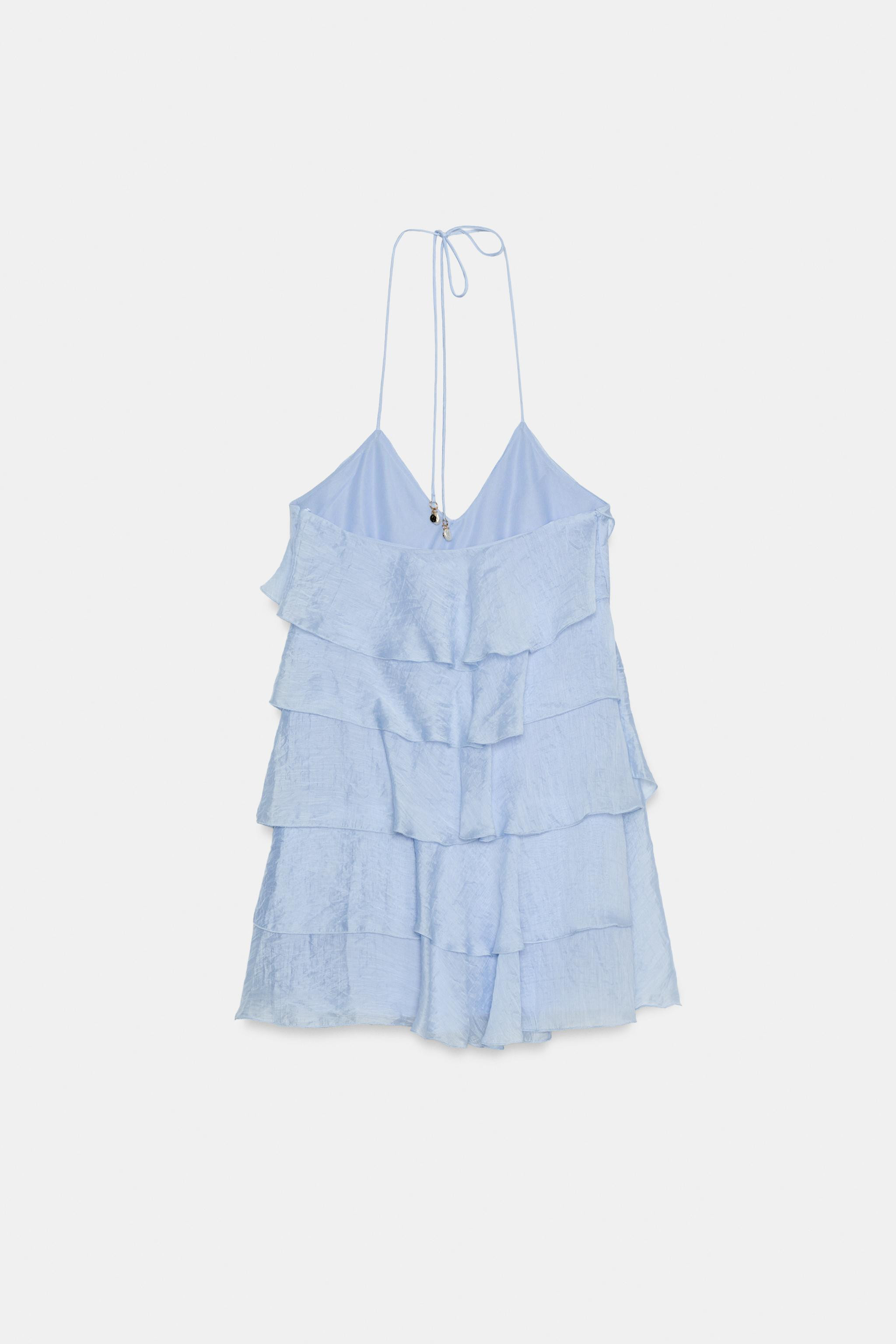 SHORT DRESS WITH RUFFLES | Zara UK