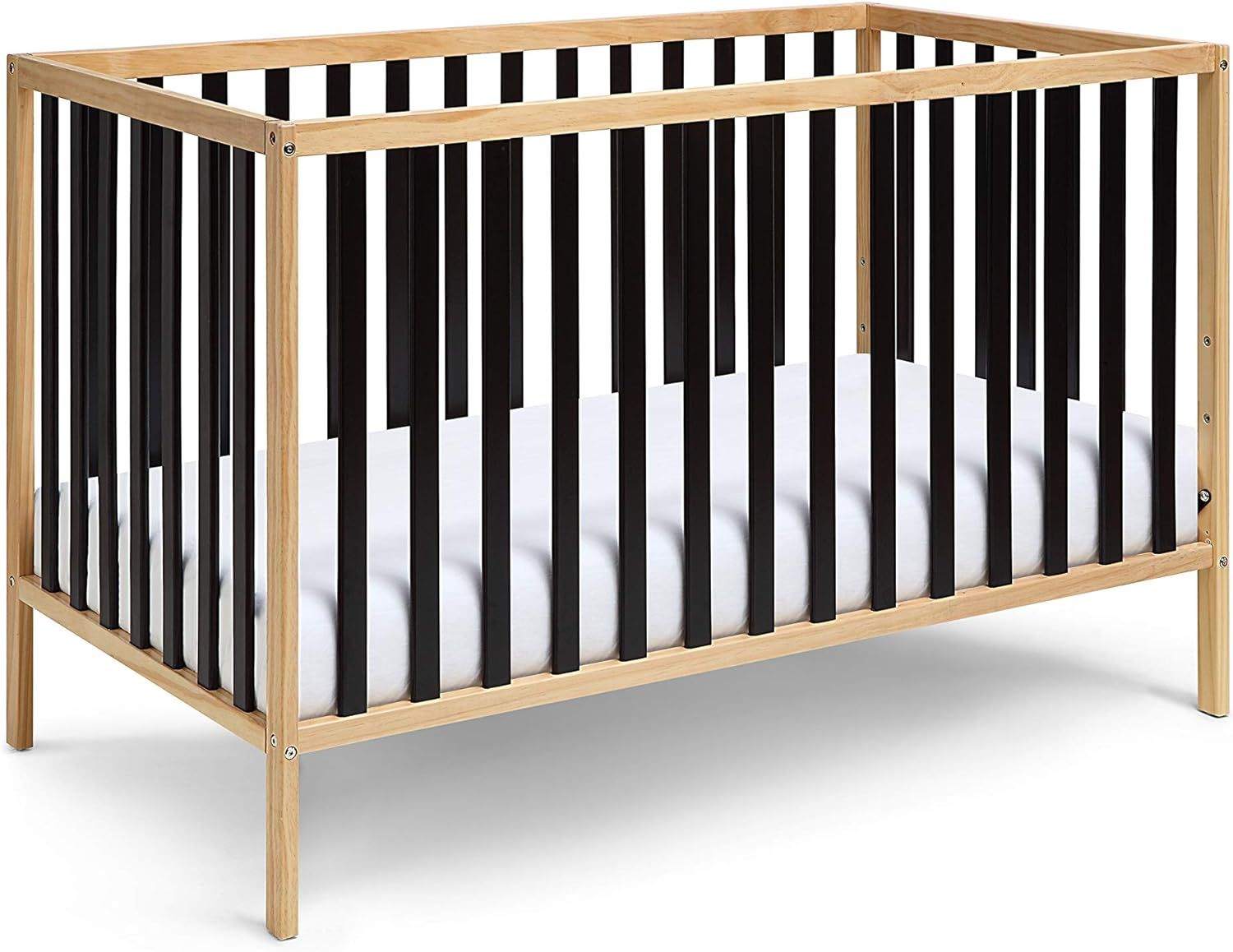 Baby Cache Deux Remi Island 3-in-1 Convertible Crib (Do Re Me) Natural & Black | Amazon (US)