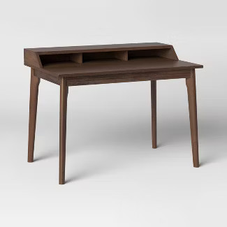 Mid-Century Writing Desk with Hutch Walnut - Project 62™ | Target