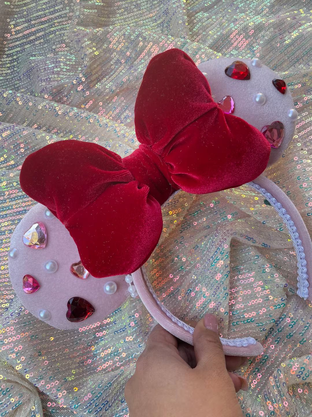 Minnie Valentine’s Day Ears | Etsy (US)