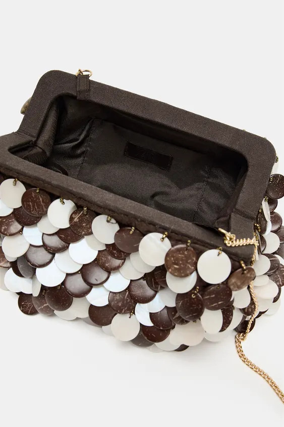 POUCH BAG WITH APPLIQU\u00c9S | Zara UK