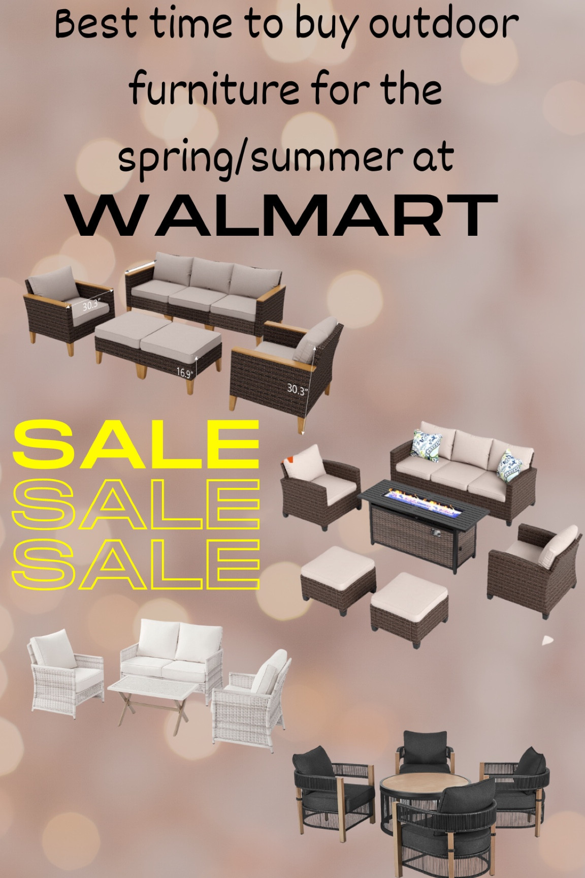 Best time to buy affordable outdoor furniture! Don’t wait in the next few weeks these will be double the price for the Spring season. 

#LTKsalealert #LTKhome #LTKSeasonal