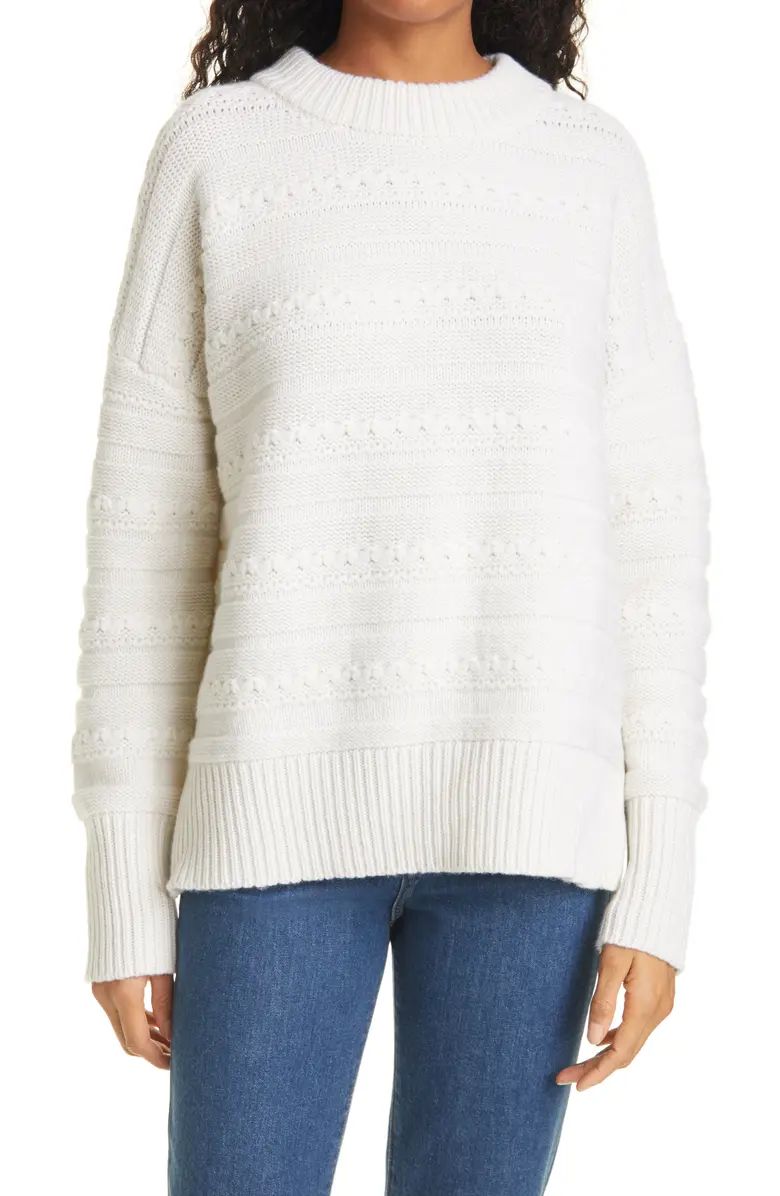 Marin Textured Stripe Cashmere Sweater | Nordstrom | Nordstrom
