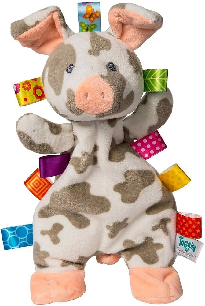 Taggies Patches Pig Lovey Soft Toy , 12 Inch (Pack of 1) | Amazon (US)