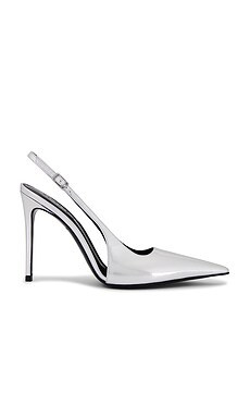 retrofete Cindy Slingback Heel in Silver from Revolve.com | Revolve Clothing (Global)