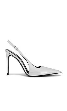 retrofete Cindy Slingback Heel in Silver from Revolve.com | Revolve Clothing (Global)