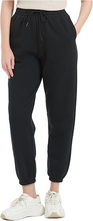 Tronjori Womens High Waisted Pull on Baggy Fleece Lined Sweatpants Fall Winter Athletic Jogger Lo... | Amazon (US)
