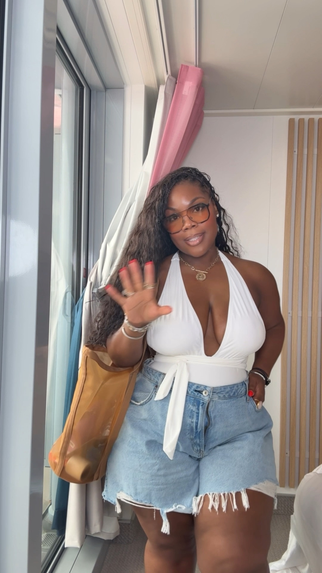 CRUISE DAY 2 OOTD: Disembarking today in Grand Cayman Islands and excited to explore!

At this rate I need this bathing suit in every color, cause I’m obsessed. Also decided to wear my Nippies with it this time and I love the added to support.

Sizing details:

Bathing Suit: XL
Shorts: 34 (but had them tailored to my waist)

#LTKFindsUnder100 #LTKMidsize #LTKSwim