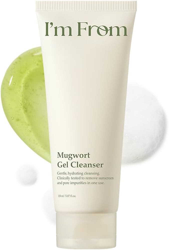I\u2019m From Mugwort Gel Cleanser, Gentle Gel-to-Foam Cleanser, Calming & Hydrating Facial Clean... | Amazon (US)