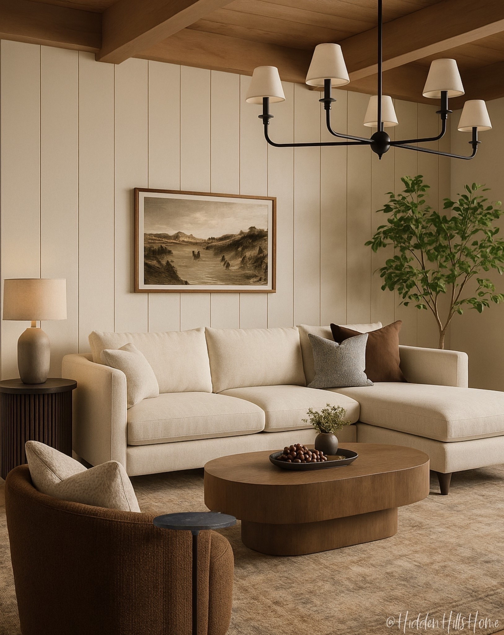 Cozy cottage living room decor, living room mood board, home decor ideas, sectional sofa, coffee table, living room chair, living room rug #livingroom
AI rendered from my mood board

#LTKHome #LTKSaleAlert #LTKSeasonal