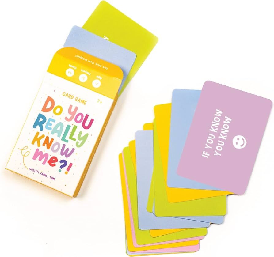 Do You Really Know Me?! Fun Family Card Game for Adults & Kids Aged 7+ | Rapid Fire, Open Ended Q... | Amazon (US)