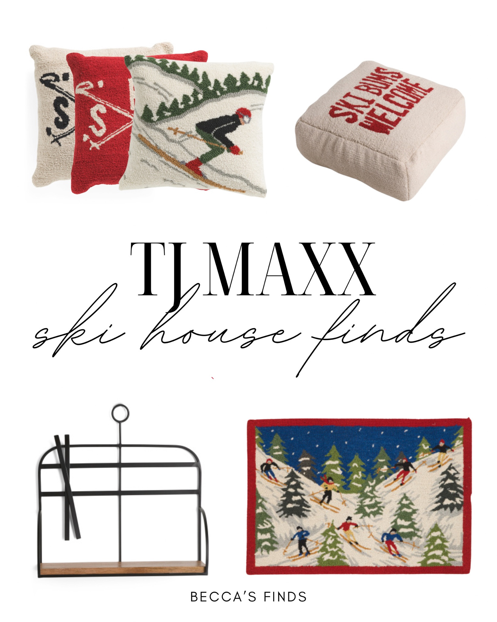 TJ Maxx ski house decor 

#LTKsalealert #LTKhome #LTKSeasonal