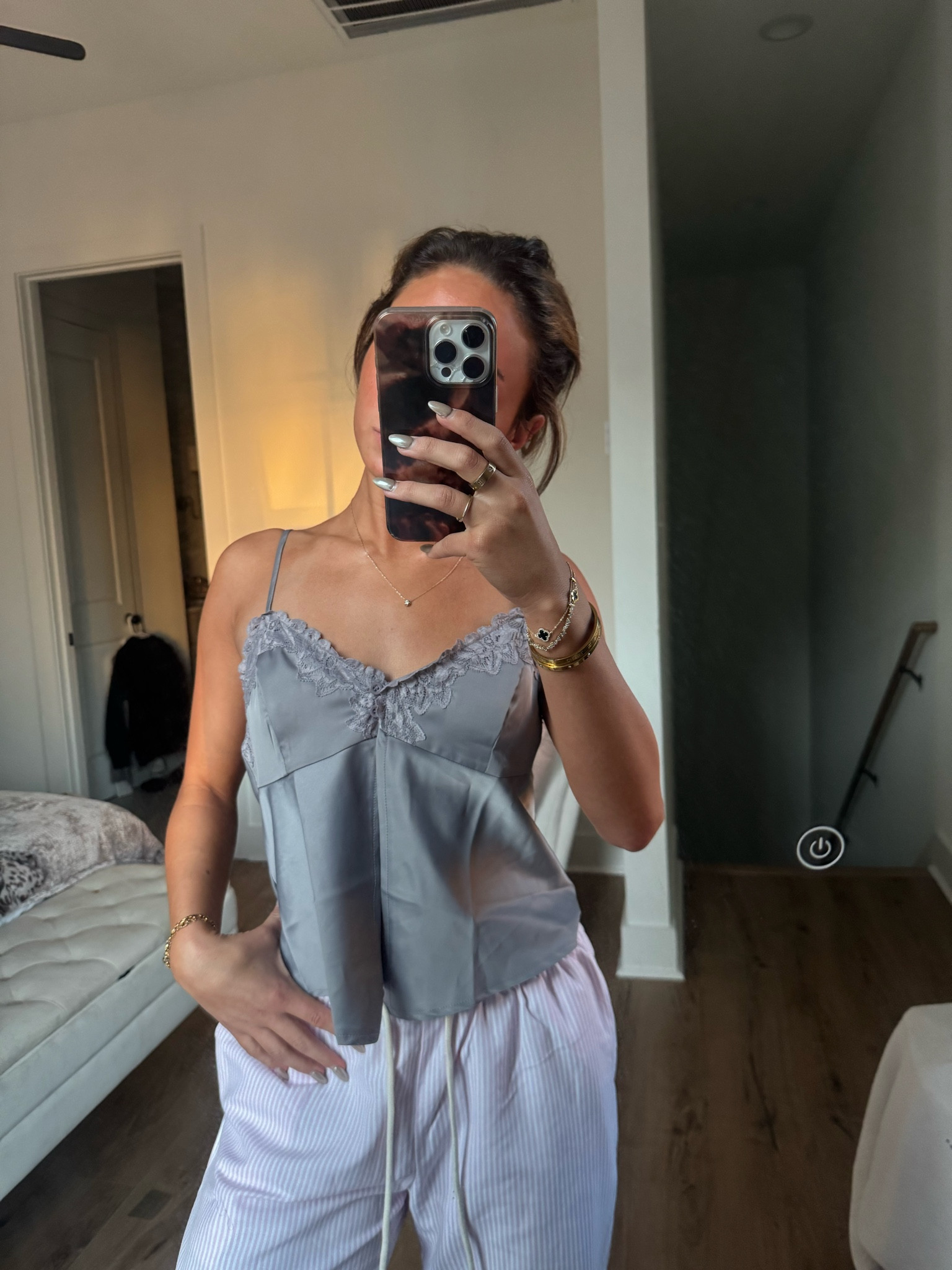 gray cami