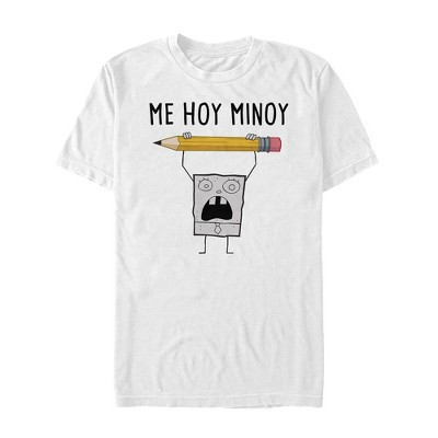 Men's SpongeBob SquarePants DoodbleBob Me Hoy Minoy T-Shirt - White - 3X Large | Target