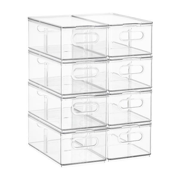 The Home Edit by iDesign Large Divided Fridge Bin | The Container Store