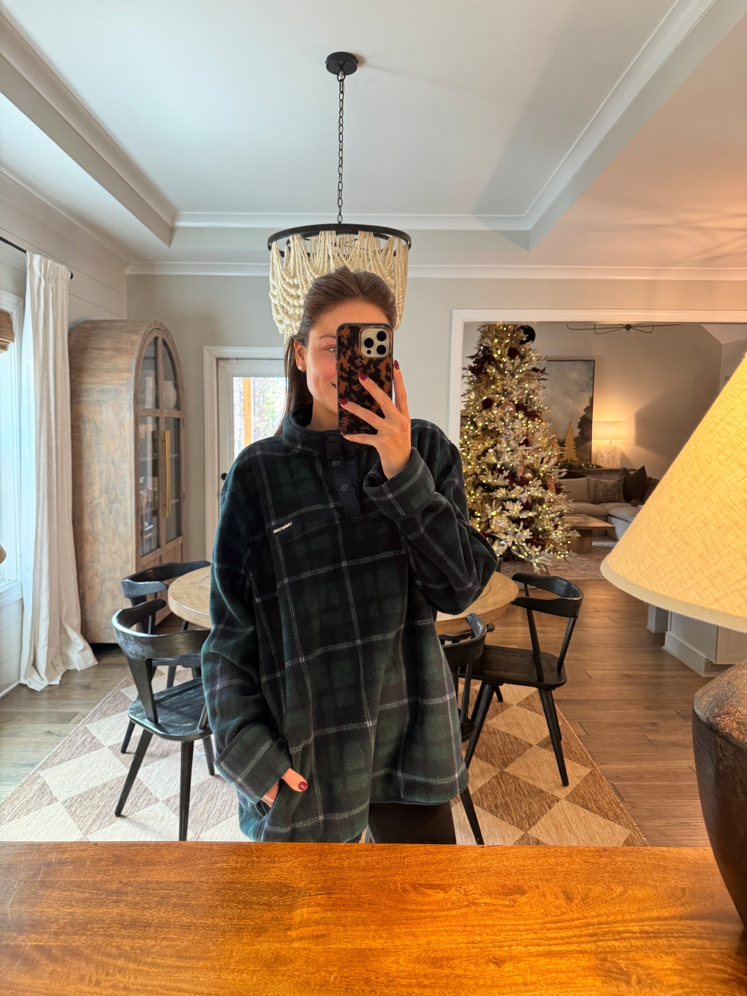 Gift alert! 🎁 I’m Wearing a men’s large. I bought this cozy fleece pullover for my husband but now I need to go back and grab one for myself! I’ll get a men’s small. I’m 5'7, 115lbs for reference. 

#LTKGiftGuide #LTKSaleAlert #LTKHoliday