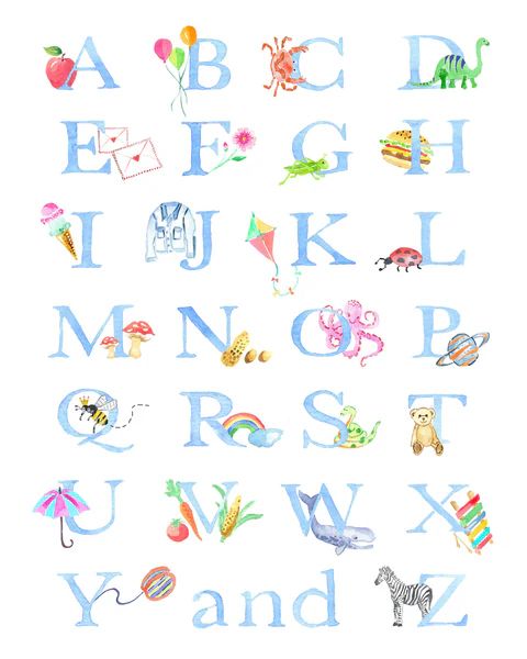 Alphabet Print | MADRE Dallas