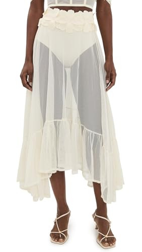 Bahia Maria Women's Jardin De Lu Skirt, Ivory, XL | Amazon (US)