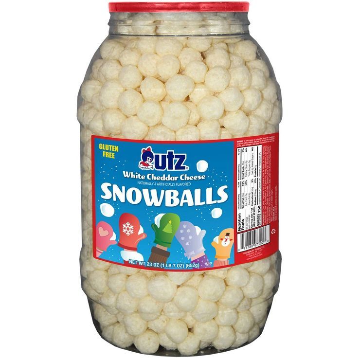 Utz Holiday White Cheddar Snowballs - 23oz | Target