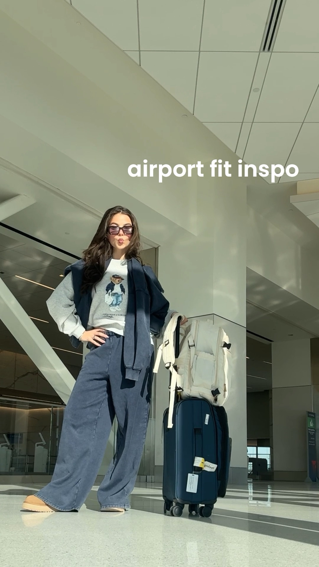airports are the runway of life. i linked alternative to the polo bear crew since i know it obviously isn’t realistic for everyone to buy such an expensive basic (i got it on a discount so i trust i get it) (also linked my suitcase and backpack, they are game changers i can pack my whole life away in these)

#LTKTravel #LTKdayinmylife #LTKootd