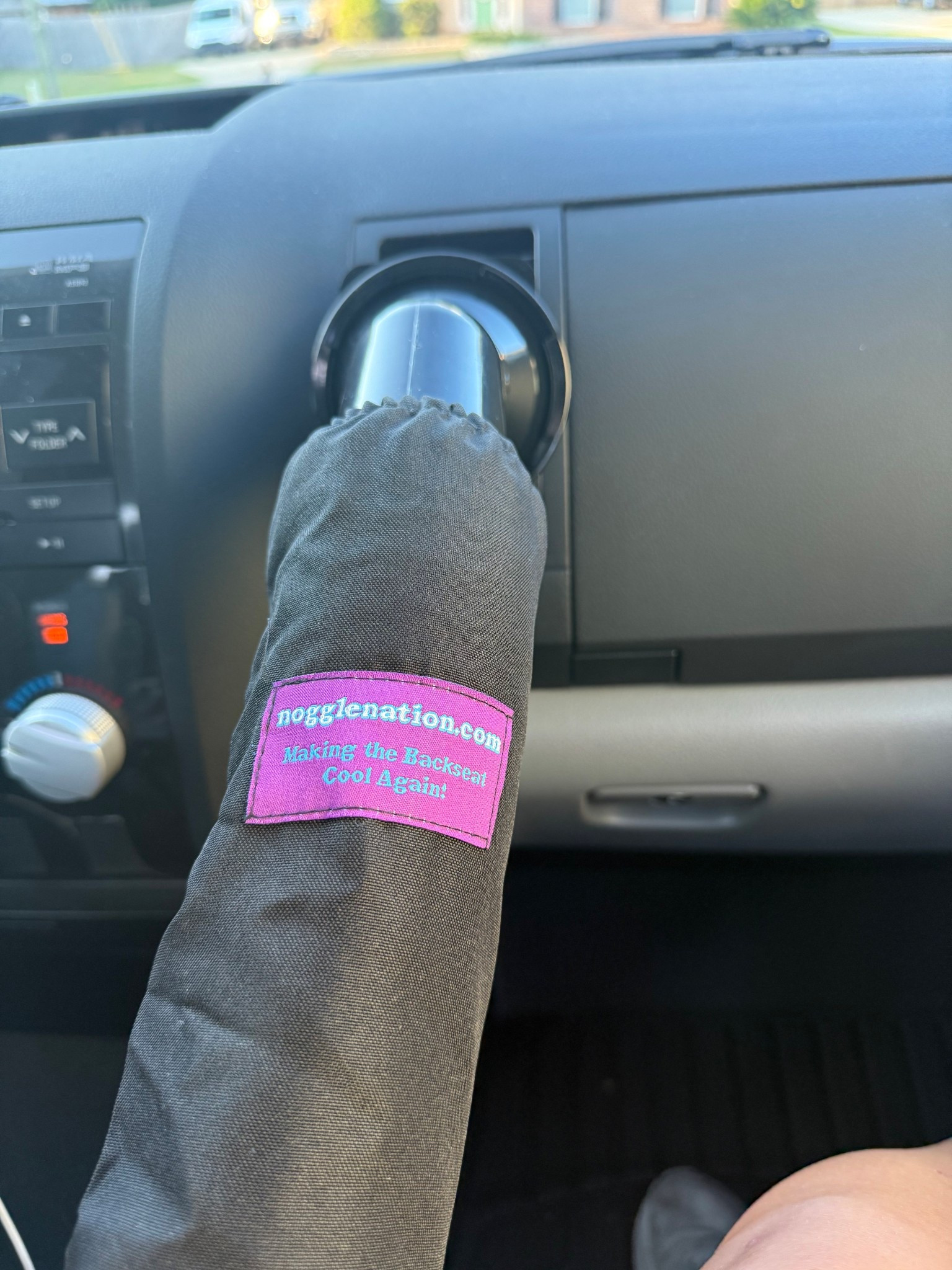 This is such a good solution for cars/trucks without rear AC. The noggle keeps those rear facing kiddos cool! 

#LTKTravel #LTKKids #LTKBaby