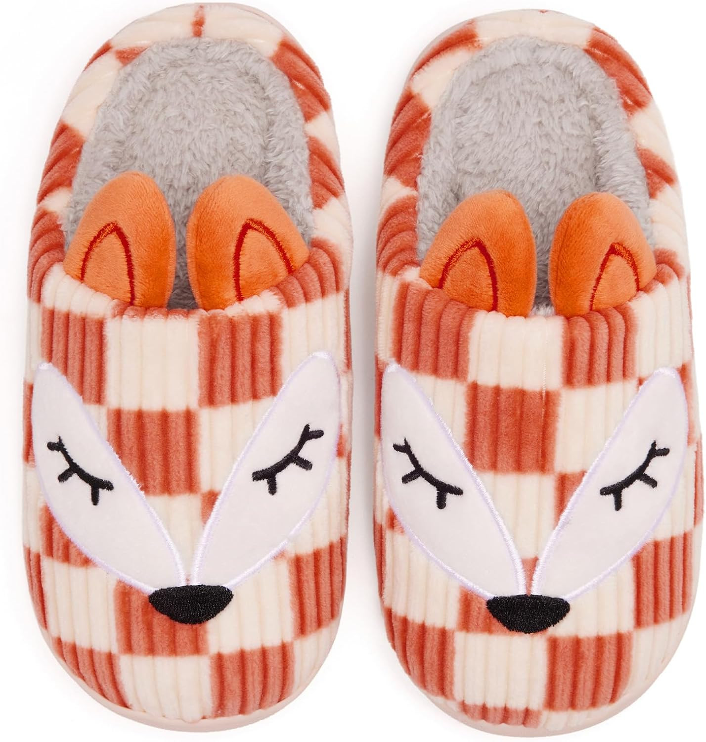Kids Slippers for Boys and Girls Plush Lined Memory Foam Comfort Non-Slip Sole Warm Winter House Shoes for Toddlers & Big Kids Indoor/Outdoor Wear | Amazon (US)