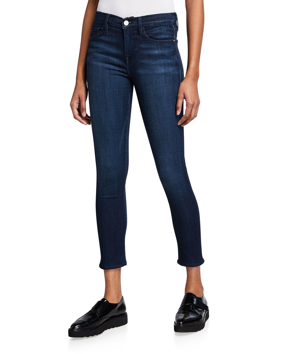 Le Skinny De Jeanne Crop Jeans | Neiman Marcus