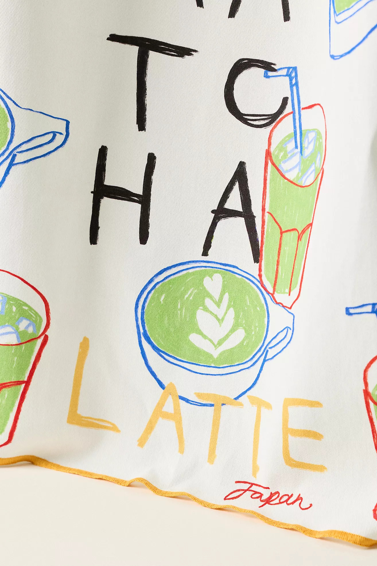 Matcha Latte Dish Towel | Anthropologie (US)