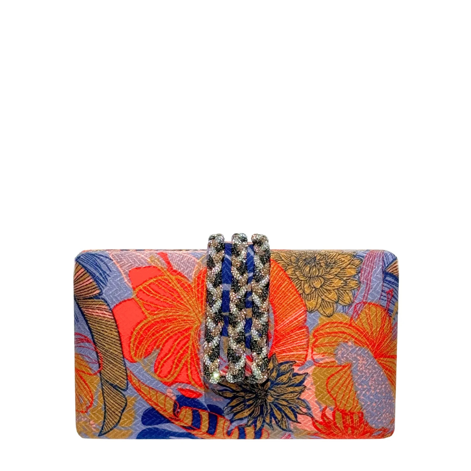 Saffron Braided Fringe Clutch | Simitri