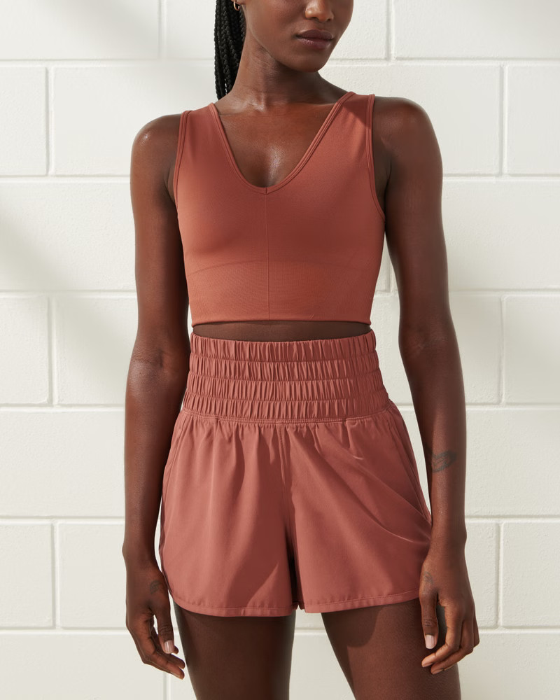 Women's YPB seamlessCORE V-Neck Slim Tank | Women's Tops | Abercrombie.com | Abercrombie & Fitch (US)